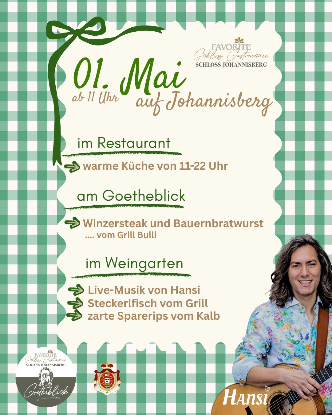 1. Mai Frühschoppen Schloss Johannisberg